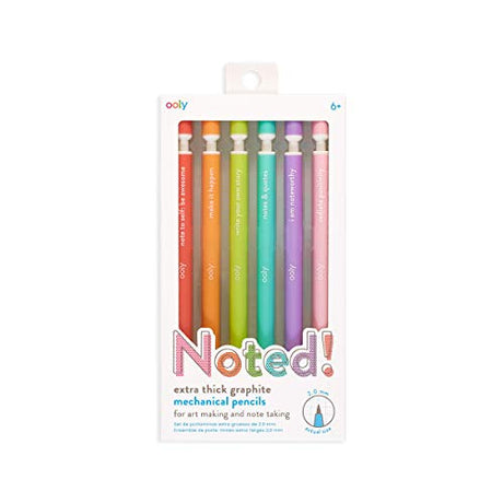 Ooly Noted! Graphite Mechanical Pencils - Set of 6 Ooly