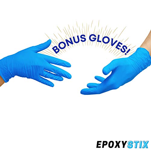 [Pack of 50] Disposable Measuring Cups for Mixing Epoxy Resin - Measurements in mL and Oz - Bonus Pack With 25 Applicator Sticks, 25 Mixing Sticks EpoxyStix