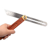 360 Degree Sliding T-Bevel Carpenters Angle Finder, Angle Ruler Wood Bevel Protractor Tool, 7Inch DUDUA