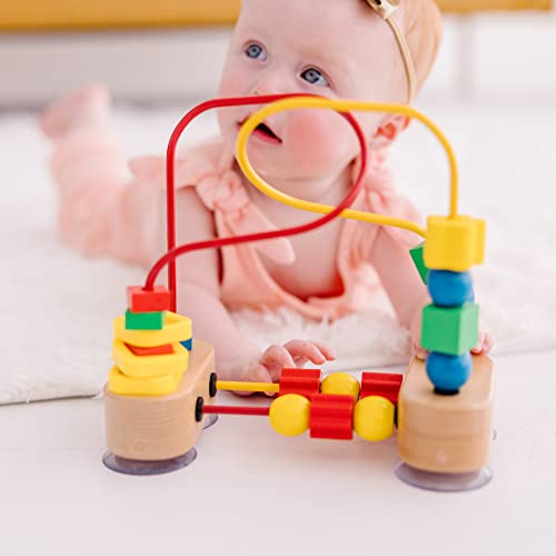 Melissa & Doug First Bead Maze - Wooden Educational Toy for Floor, High Chair, or Table - Infant Maze Toy, Bead Maze Toys For Toddlers And Babies 4.2 Melissa & Doug