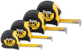 Titan 10902 4-Piece Tape Measure Set (12', 16', 25' and 33') Titan