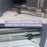 Rubber Roller Replacement Compatible with Cricut Maker/Maker 3, Mat Guide Rubbers for Cricut Repair Accessories FEOXSHAL