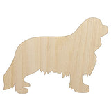 Cavalier King Charles Spaniel Dog Solid Unfinished Wood Shape Piece Cutout for DIY Craft Projects - 1/8 Inch Thick - 6.25 Inch Size Sniggle Sloth