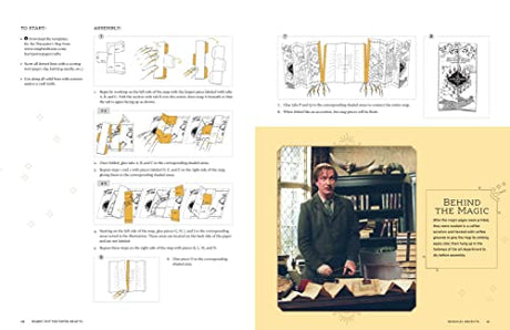 Harry Potter: Magical Paper Crafts: 24 Official Creations Inspired by the Wizarding World (Reinhart Studios) WoodArtSupply
