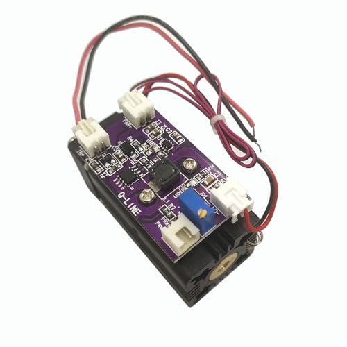 12V Green Diode Lasers 532nm Laser Module Dot with TTL 0-30KHZ & Fan Cooling - Long Time Working Q-BAIHE