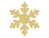 Snow Flake Cutout Unfinished Wood Holiday Cut Out Christmas/Winter Door Hanger MDF Shape Canvas Style 2 (12") Diverse Woodworking