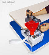 PreAsion 110V Woodworking Edge Banding Gluing Machine Woodworking Edge Banding Machine Edge Bander Double-Sided Glue Speed Adjustable Thickness PreAsion