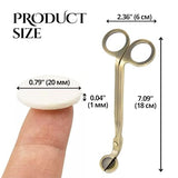 151PCS Wicks Candle Making Set – Wooden Candle Wicks with Metal Base for Candle Making Smokeless Wood Wicks for Candles with Candle Wick Trimmer and YARRD