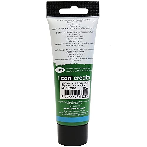 Mont Marte Acrylic Paint Studio 75ml - Sap Green Mont Marte