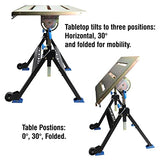 Olympia Tools Adjustable Welding Table with Wheels Portable Steel Stand Workbench 30 in. x 20 in. Olympia Tools