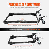 VEVOR Adjustable Universal Mobile Base 700 LBS Load-Bearing Capacity Heavy-Duty Mobile Base Rolling Mobile Base with Locking Levers, Used for VEVOR