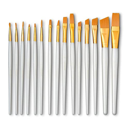 Golden Taklon Super Value Paintbrush Pack by Craft Smart® - WoodArtSupply