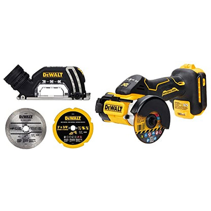 DEWALT 20V MAX Cut Off Tool, 3 in 1, Brushless, Power Through Difficult Materials, Connected LED Work Light, Bare Tool Only (DCS438B) - WoodArtSupply