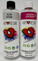 ArtResin - Epoxy Resin - Clear - Non-Toxic - 32 oz (16 oz Resin + 16 oz Hardener) (946 ml) ArtResin
