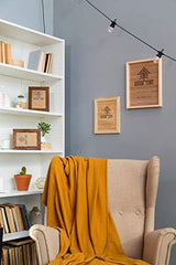 WOOD SIDE ORBIS 8.5 x 11 Wooden Rustic Picture Frames - Set of 2 for Diploma Documents and Certificates Wall Mount and Tabletop - Natural Barnwood WOOD SIDE ORBIS