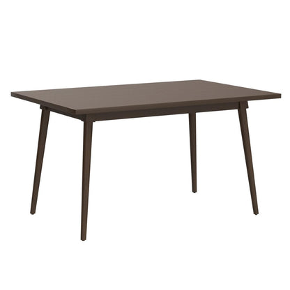 Safavieh Home Tia Modern Walnut Dining Table - WoodArtSupply