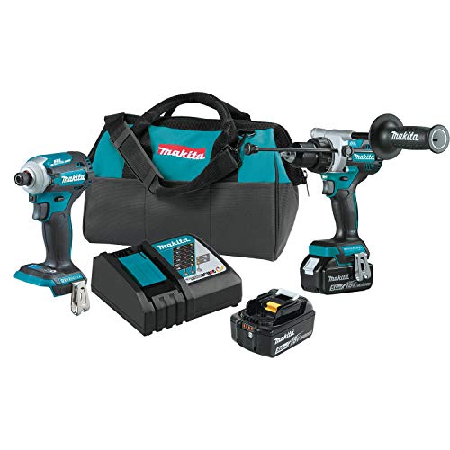 Makita XT288T 18V LXT® Lithium-Ion Brushless Cordless 2-Pc. Combo Kit (5.0Ah) - WoodArtSupply