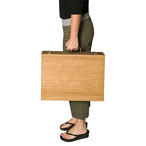 Bob Ross Master Artist Oil Paint Set Includes Wood Art Supply Carrying Storage Case Sketchbox w/Palette Jerry's Artarama