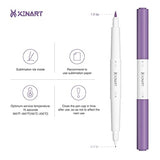 Xinart Sublimation Pens for Cricut Maker 3/Maker/Explore 3/air 2 Dual Tips 36pcs Marker Heat Transfer Pens set Compatible with Cricut Cutting Machine XINART