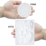 Feather Fondant Silicone Molds for Sugarcraft Cake Decorating, Chocolate, Cupcake Topper, Epoxy Resin Jewelry Casting, Polymer Clay 2-Bundle Length FUNSHOWCASE