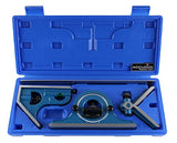 Accusize Industrial Tools 12'' 4 Combination Square Ruler Set Protractor Satin, 4-R Graduation, 0000-8101 Accusize Industrial Tools