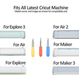Blades for Cricut Explore 3/Air 2/Air/Maker 3/Maker, 40 Pack Replacement for Cutting Machine (20 Standard Fine Point,10 Shalow,10 Deep Cut Blades) Arisll