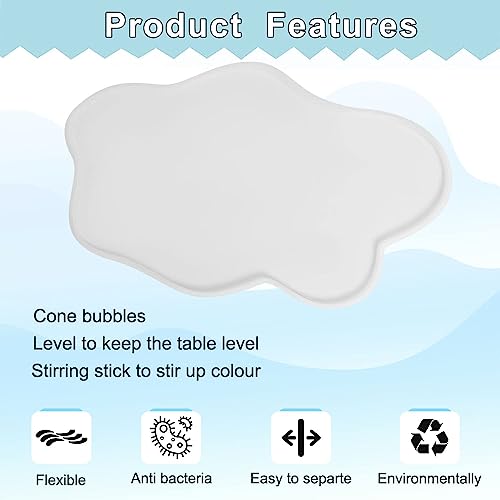 Large Resin Table Mold Set, 24 Inch Epoxy Resin Molds Silicone Tray Epoxy Table Mold with 4Pcs Table Legs for Charcuterie Board, River Table, Coffee Swess