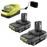Cordless 1/2 inch Power Drill Driver Bundle with Ryobi Drill, (2) 18-Volt Batteries, Charger, 20 Piece Multipurpose Drill Bit Set and Buho Tool Bag Buho