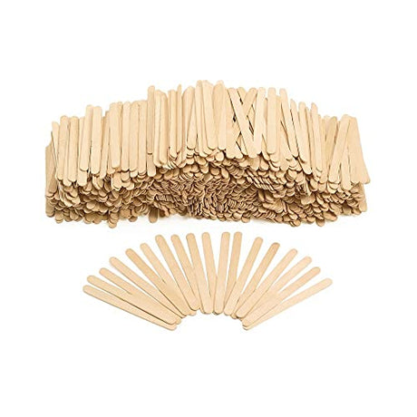 Colorations Regular Natural Wood Craft Sticks, Popsicle Sticks, 1000 Pieces, All Natural, 4 inches x 3/8 inch, Arts & Crafts, STEM, STEAM, Bulk Pack Colorations