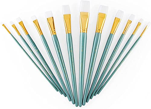 Royal Brush Manufacturing Royal and Langnickel Zip N' Close 12-Piece Brush Set, White Taklon - WoodArtSupply