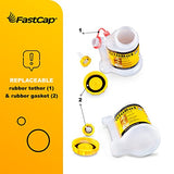 FastCap 16oz Glue Bottle, with 2-Chamber No-Drip System. Each Bottle Comes with 2 Replaceable Tips. FastCap
