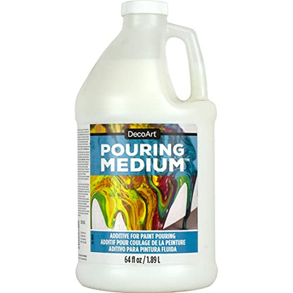 DecoArt Pouring Medium, 64 Fl Oz (Pack of 1) - WoodArtSupply