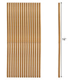 Frcctre 60 Pack 16 Inch Bamboo Plant Stakes, Natural Garden Sticks for Plant Indoor and Outdoor Gardening Plant Support Climbing Stakes for Tomatoes, Frcctre