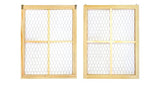 Chicken Wire Frame 2-Pack Unfinished Wood Picture Frame for Homemade Crafts(Outer 12 x 16 in, Interior 10.3 x 14 in) Cregugua