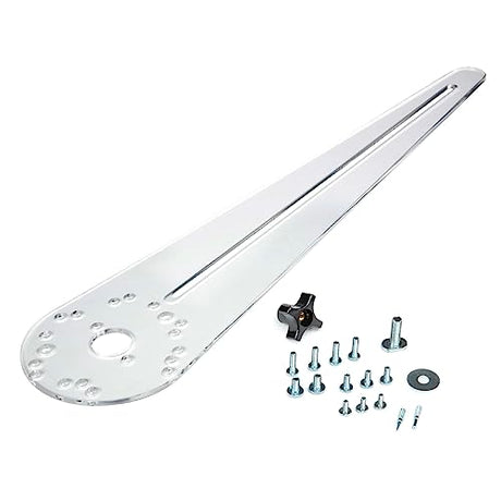 POWERTEC 71637 Universal Pro Router Circle Cutting Jig, Cutting Range of 10” to 53” POWERTEC