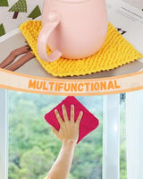 Aeelike Knitting Kits for Beginners, 4 Pcs Bamboo and Metal Knitting Needle Set with Cotton Yarn, Knitting Set for Making Dishcloth with Step-by-Step Aeelike