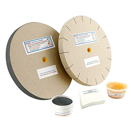 Razor Sharp Edgemaking System 8 Inch Deluxe Blade Sharpening Kit | For 6 Inch Bench Grinder | Made in the USA Razor Sharp Edgemaking System