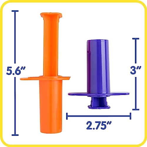 READY 2 LEARN Dough Extruders - Set of 6 - Play Dough Tools - for Ages 2+ - Art Accessories for Pottery and Dough READY 2 LEARN
