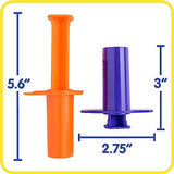 READY 2 LEARN Dough Extruders - Set of 6 - Play Dough Tools - for Ages 2+ - Art Accessories for Pottery and Dough READY 2 LEARN