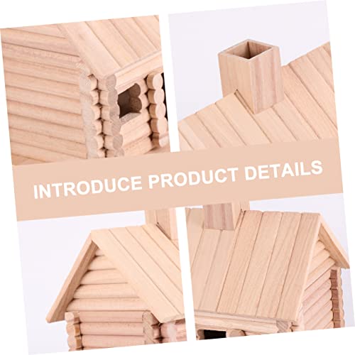 FUNOMOCYA Wooden House Bird nest Mini Wood Bird Houses Unfinished Wooden birdhouses Hanging Bird Mini Bird House DIY Birdhouse Outdoor Birds FUNOMOCYA