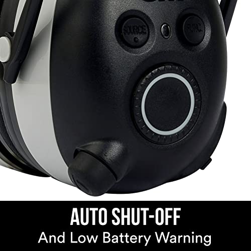 3M Worktunes Bluetooth Hearing Protection with Am/fm Radio, Black and Grey 3M Safety