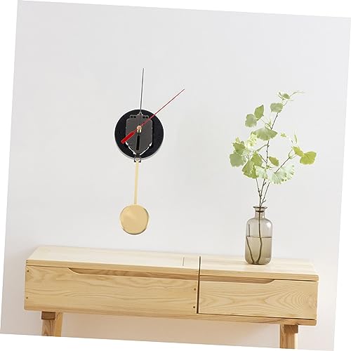 Veemoon 1 Set Pointer Walnut Suite Metal Sports Mechanical Accessories Set Pendulum Second Hand Iron Mute Clock Wall Clock Motor Quartz Clock Veemoon