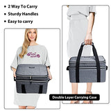 MYBAGZING Double-Layer Carrying Case for Cricut EasyPress 2 12x10 and 9"x9" Cricut Heat Press Machine, Htvront Heat Press, Cricut Heat Press 3 Bag MYBAGZING