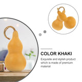 VOSAREA Natural Dried Gourds 2pcs Unfinished Wood Gourd Bottle DIY Painting Wood Peg Doll Dried Gourds for Crafts Arts Chinese Gourd Bottle Feng Shui VOSAREA