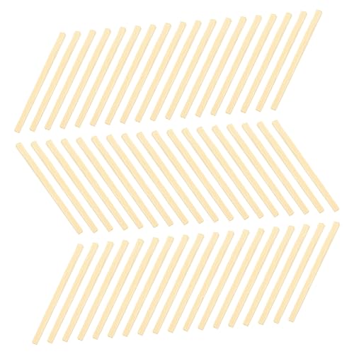 VOSAREA 3 Hardwood Square Dowel Math Counting Stick Toy Model Material Rods Modeling Stick Candy Making Sticks Craft Wood Dowels Wood Popsicle Stick VOSAREA