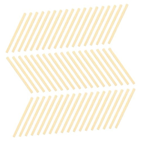 VOSAREA 3 Hardwood Square Dowel Math Counting Stick Toy Model Material Rods Modeling Stick Candy Making Sticks Craft Wood Dowels Wood Popsicle Stick VOSAREA