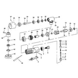 PROSHI 2" and 3" angle orbital sander, 3-inches random orbital air sander, pneumatic sander for auto sanding tools, dual-action polisher, angle head PROSHI