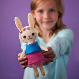 Craft-tastic – Make a Bunny Friend Craft Kit – Learn to Make 1 Easy-to-Sew Stuffie with Clothes & Accessories Craft-tastic