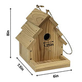 Bird House Kit for Adults and Children to Build and Paint - Easy Simple DIY Birdhouse Wood Craft Projects Bird House Tweet