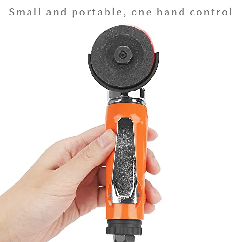 Pneumatic 2-Inch Mini Air Angle Grinder Cut Off Tool Mini Wheel Grinders With 3Pcs 2'' Grinding Wheel - WoodArtSupply